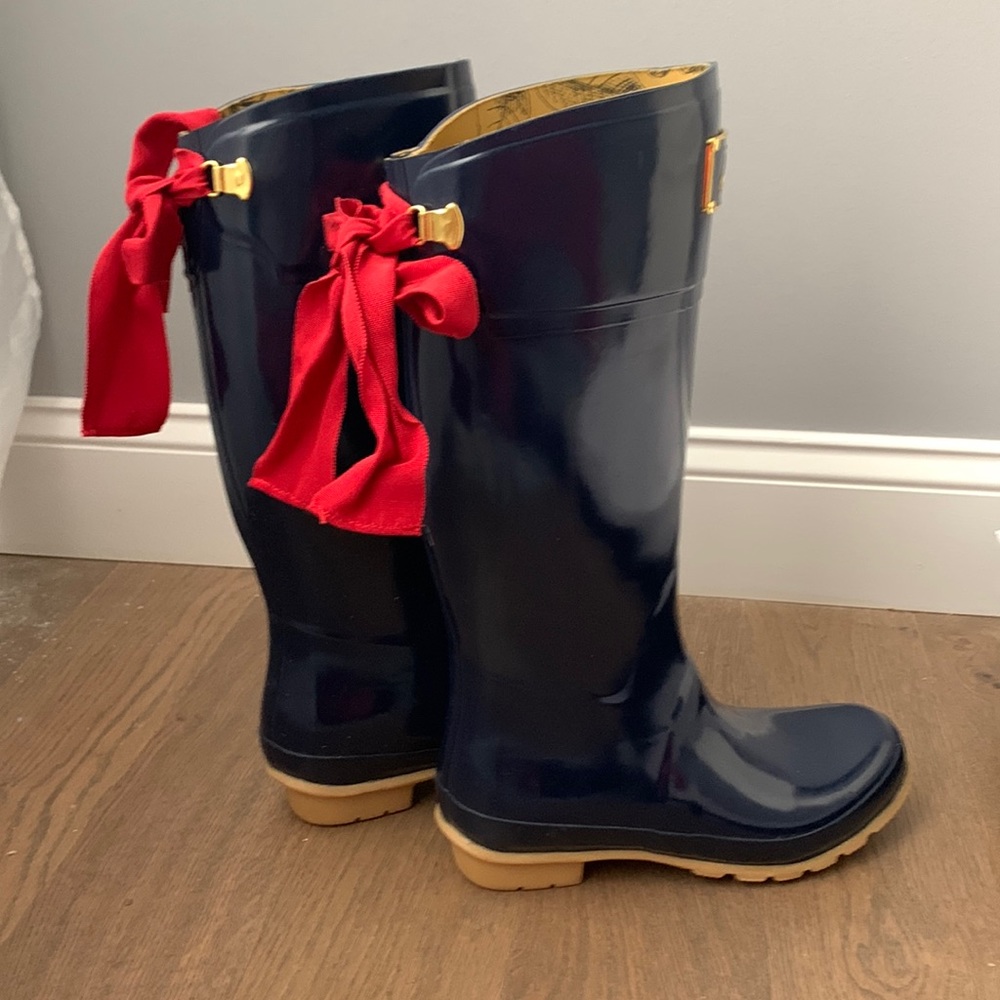 Joules rain boots great condition size 9 uS